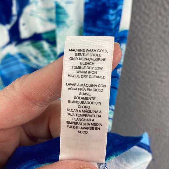 Chicos Dress Womens 3 US Extra Large Blue T Shirt Short Sleeve Stretch Pullover - Picture 6 of 11